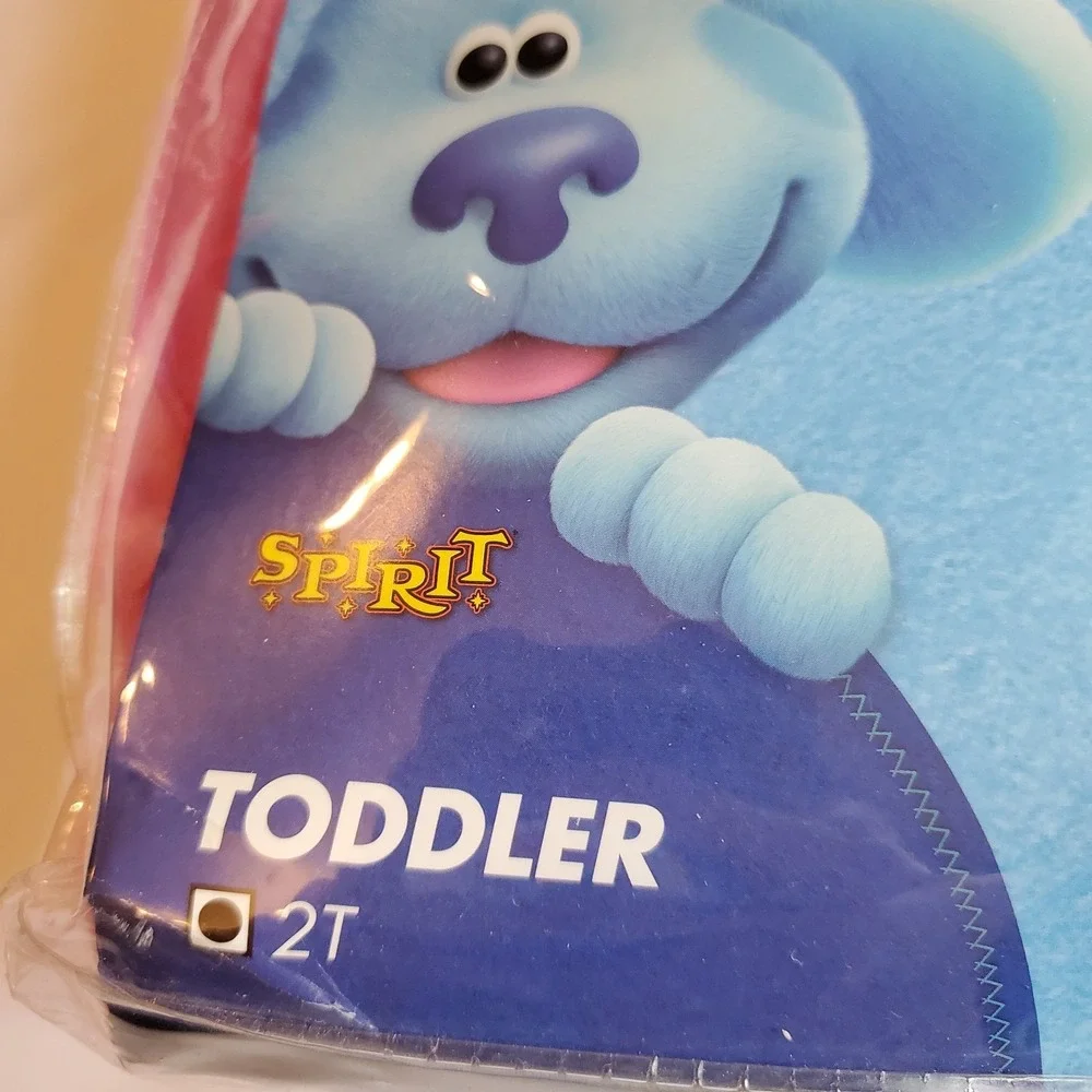 Blues Clues 2T Toddler Child Jumpsuit Halloween Costume Spirit Blue Dog Nick‎ JR